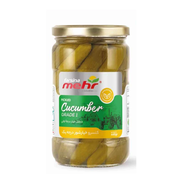 Grade 1 Pickled Cucumber - 650g