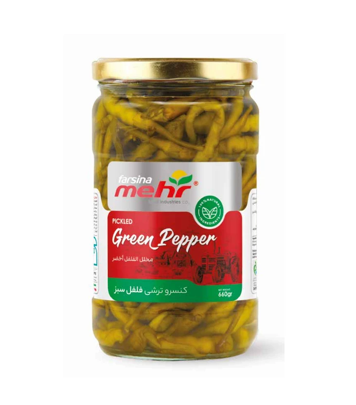 Green Pepper Pickled - 650g