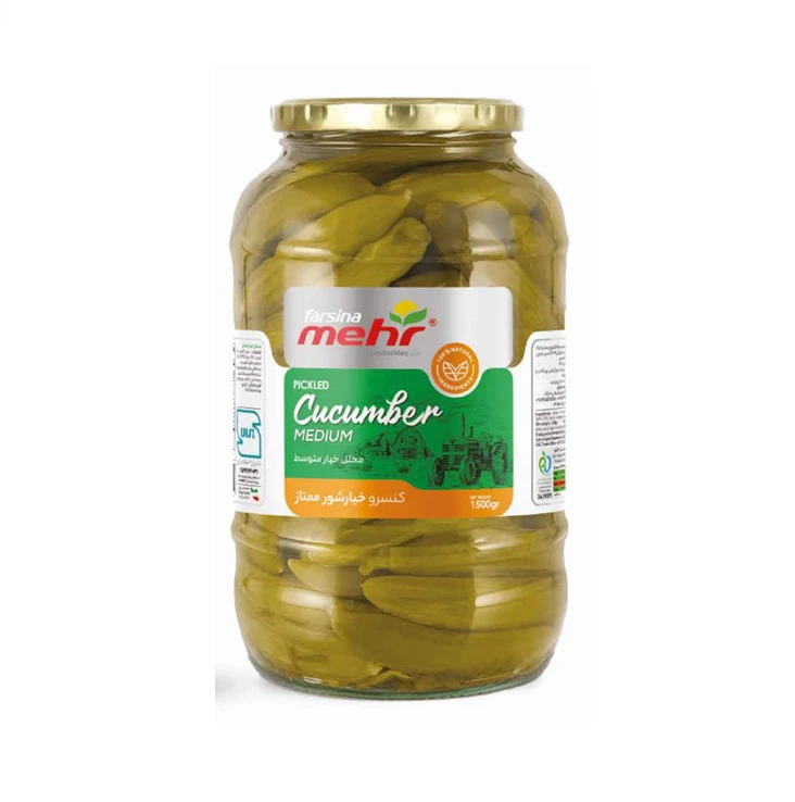 Medium Pickled Cucumber - 1500g