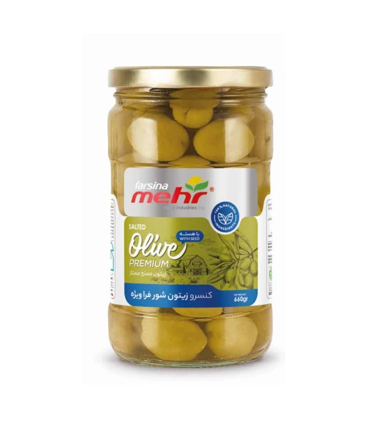 Premium Salted Olive with Seed - 650g