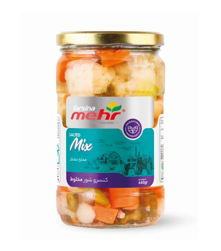 Salted Mix Pickled - 650g
